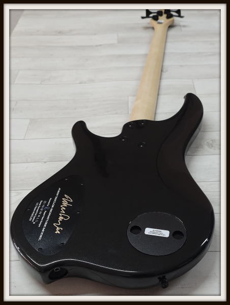 Dingwall JT3 John Taylor 4-String, Metallic Black, Signature